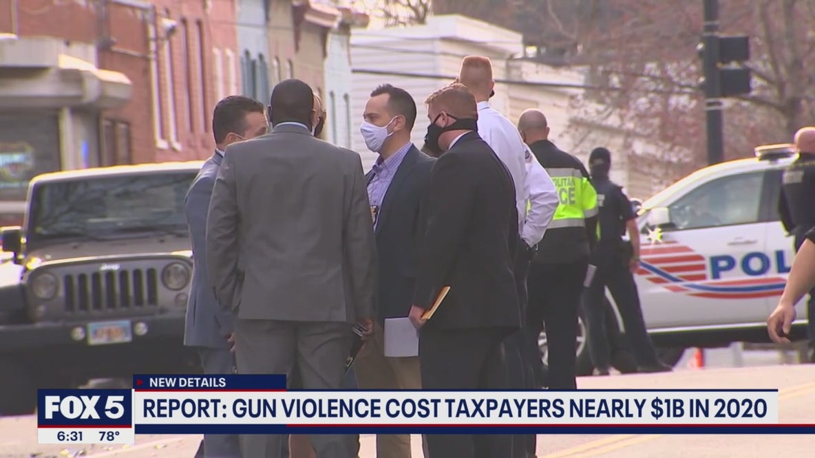 Report: Gun violence cost taxpayers nearly $1B in 2020